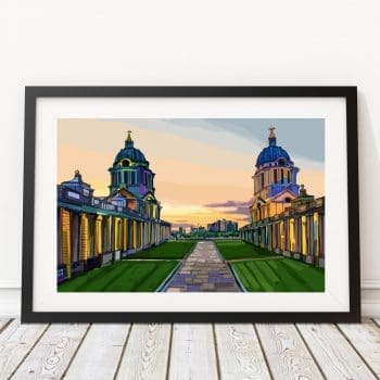 Old Royal Naval College, Greenwich, South East London Art Print