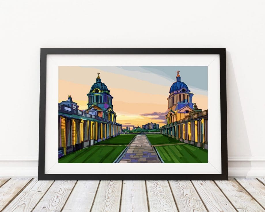 Old Royal Naval College, Greenwich, South East London Art Print