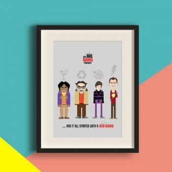 Big Bang Theory Art Print