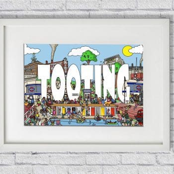 Tooting - Personalised Illustration