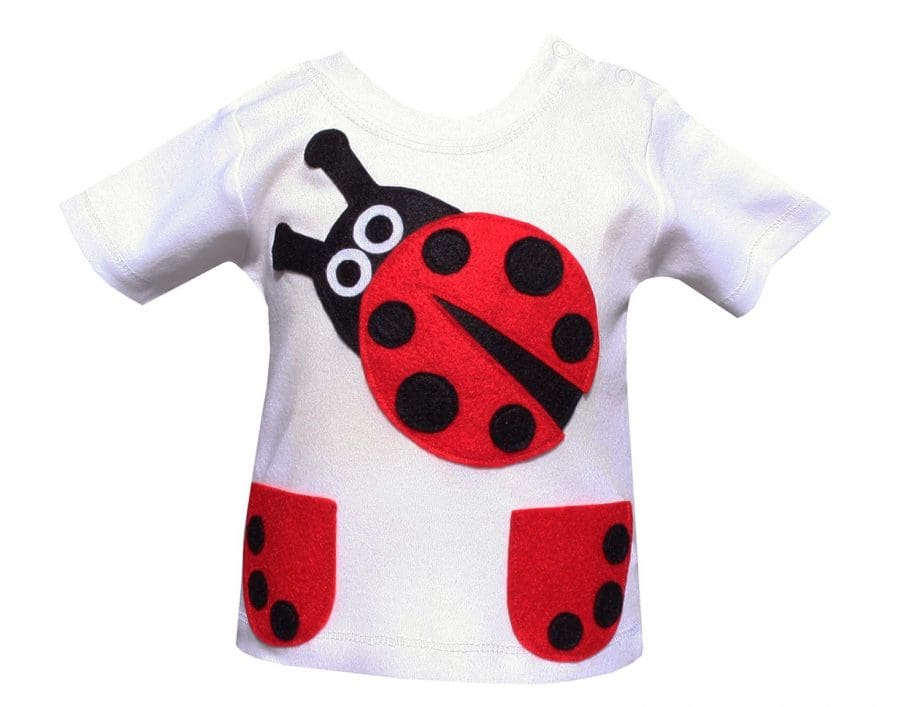 Baby Organic Ladybird T-Shirt 0-24 months