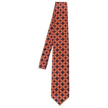 Silk Tie - Fanfan Red. Art Deco Gifts for Him