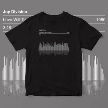 Joy Division, Love Will Tear Us Apart, Song Sound Wave Graphic T-shirt
