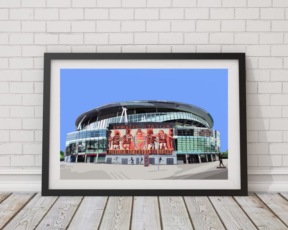 Emirates Stadium Arsenal Football Club Art Print