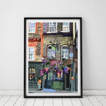 The Grapes, Narrow Street, Limehouse East London Art Print