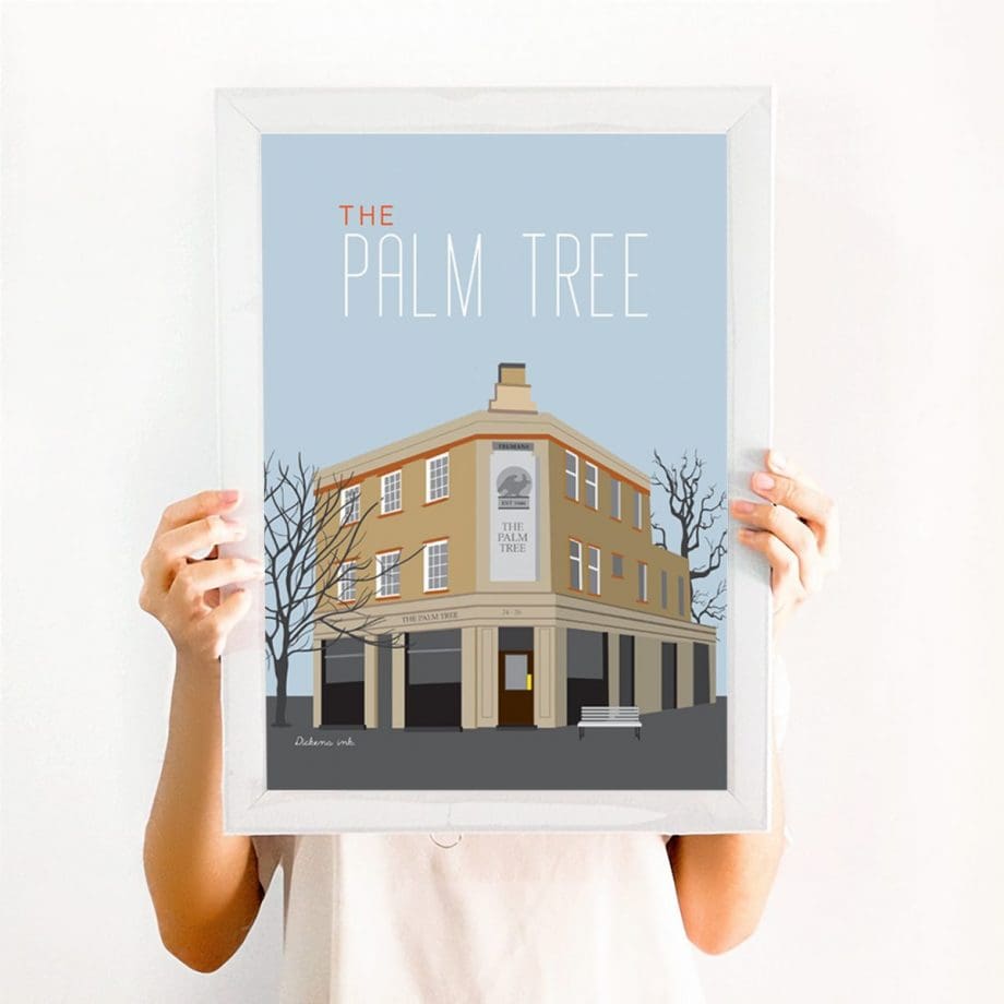 Palm Tree Pub Print