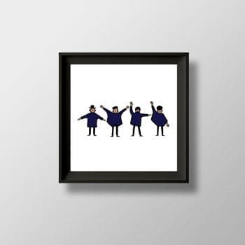 The Beatles Help print