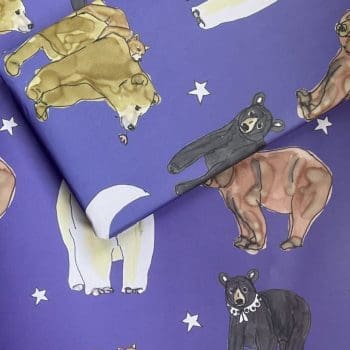 Moonlit Bear Wrapping Paper