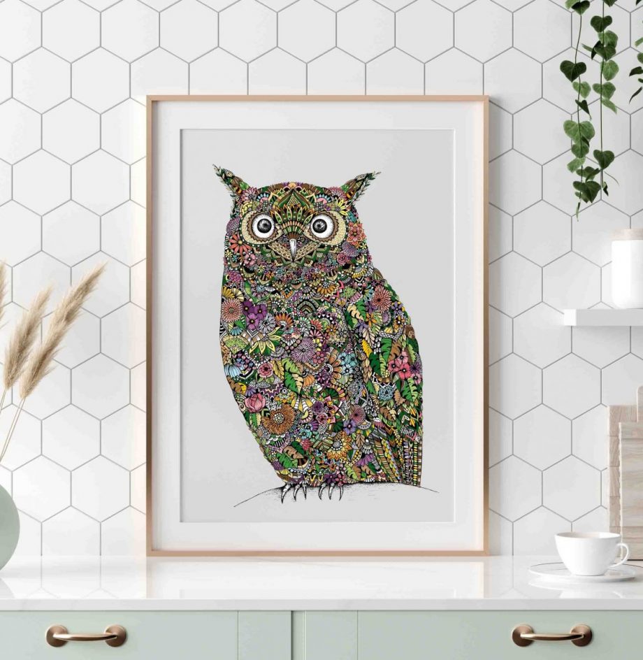 A4 Owl Art Print – Urban Makers