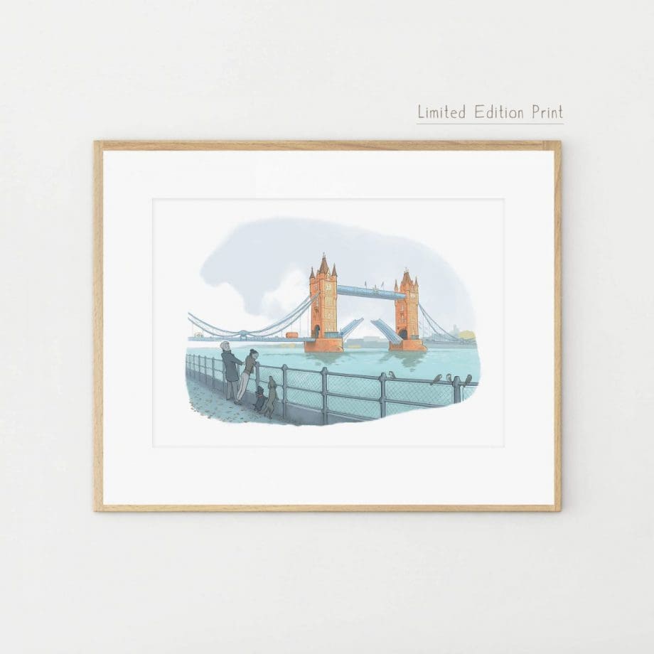 London's Tower Bridge London artwork