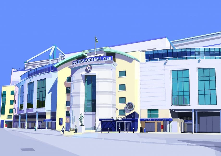 Chelsea Football Stadium Print