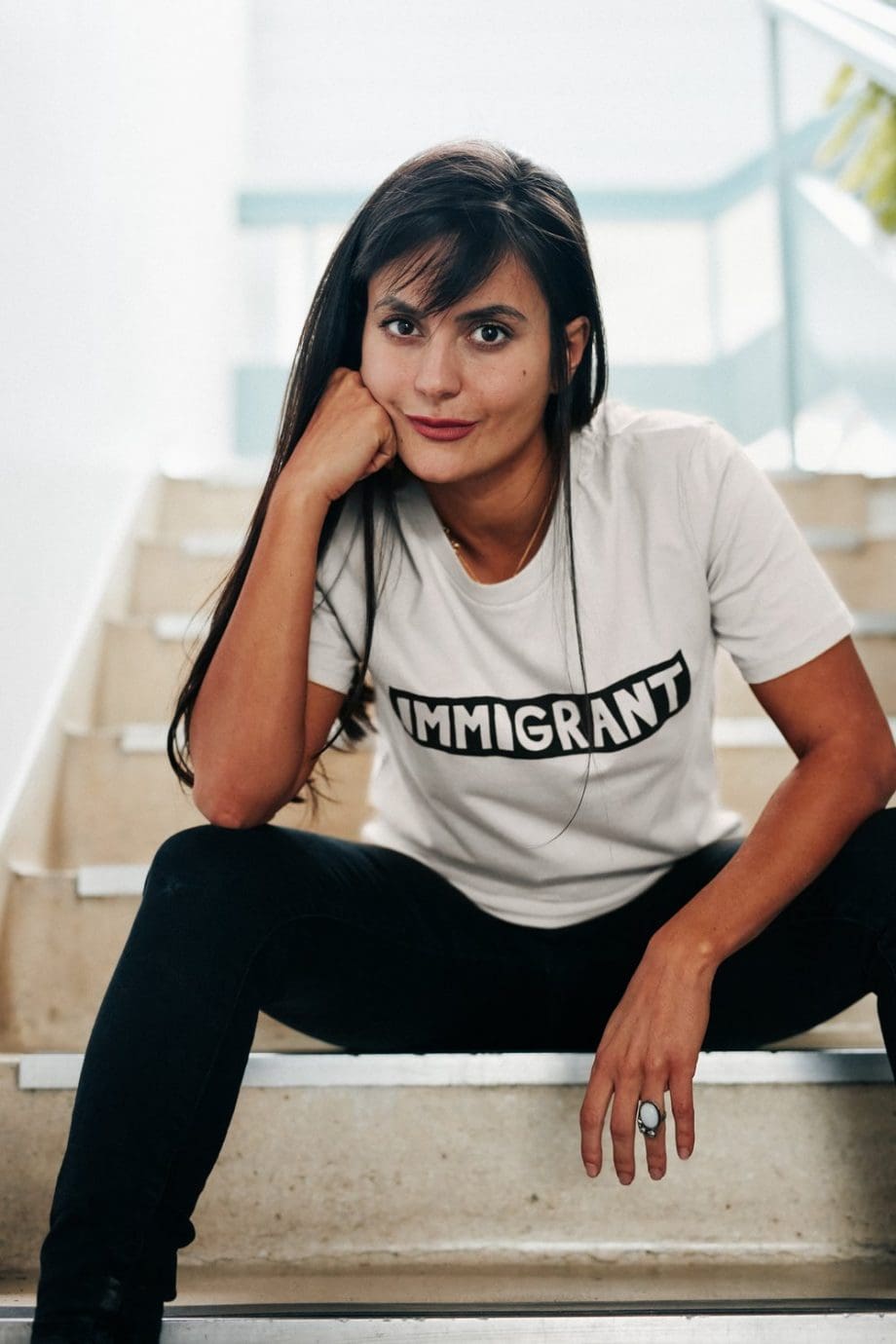White Immigrant T-shirt