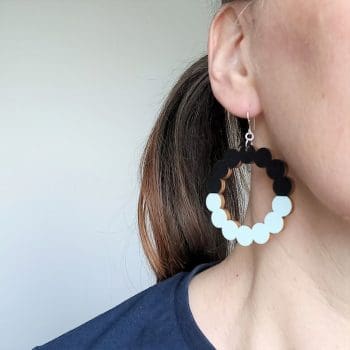 Isla Wooden Earrings - Scandi Style