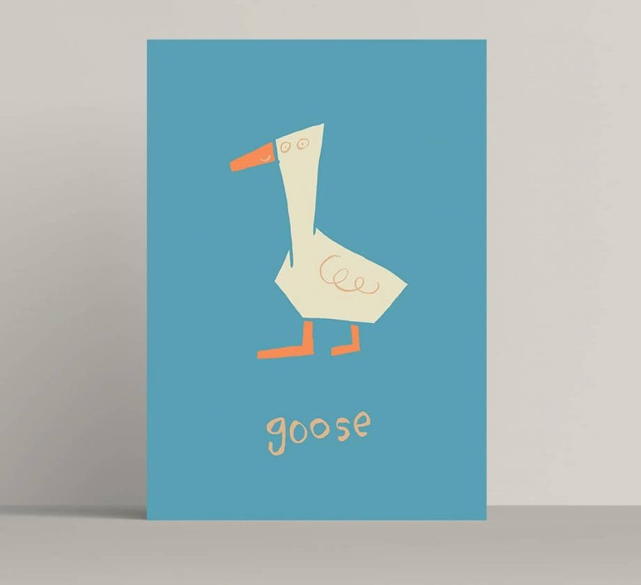 Goose original art print