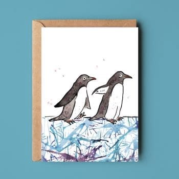Penguins - Greeting Card