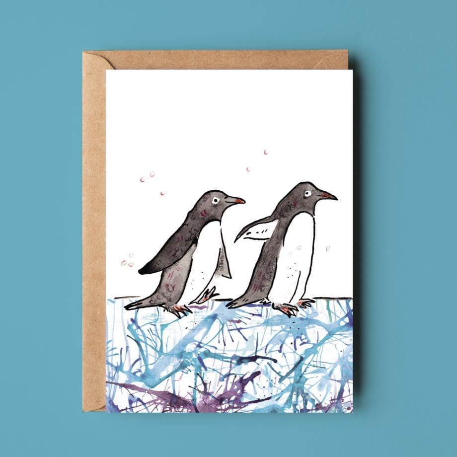 Penguins - Greeting Card
