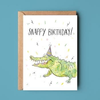 Crocodile - Birthday Card