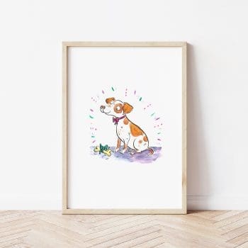 Terrier Dog - Art Print