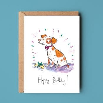 Terrier dog - Birthday Card