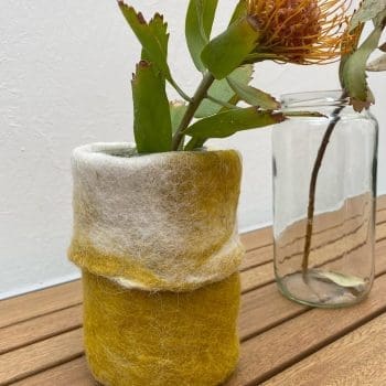 Safran Felt Vase and Pot Cover