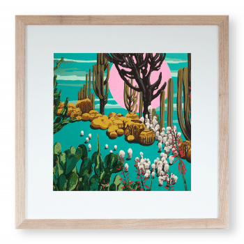 ‘Cactus Garden Series No. 1’ Fine Art Print