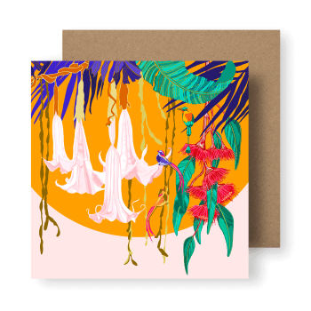 ‘Tropical Canopy No.2’ Sustainable Greeting Card
