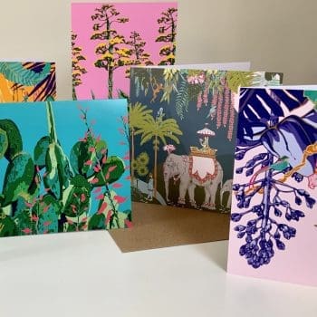 Set of 6 Sustainable nature Themed Greeting Cards