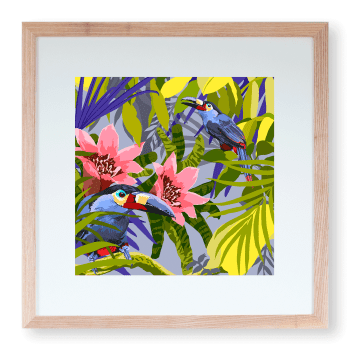 ‘ Toucans in the Jungle 2’ Fine Art Print