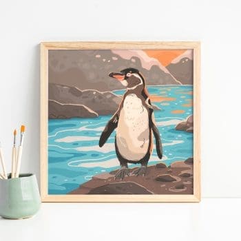Penguin Art Print - Cute Animal Print