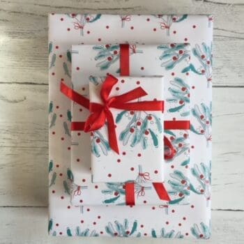 Mistletoe Festive Wrapping Paper