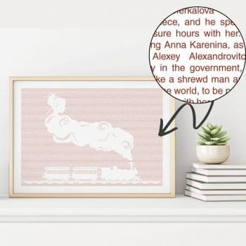 Anna Karenina wall art, art print, wall poster