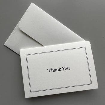 Thank You Card - Formal