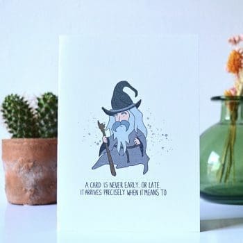Birthday Card - Gandalf Belated Birthday