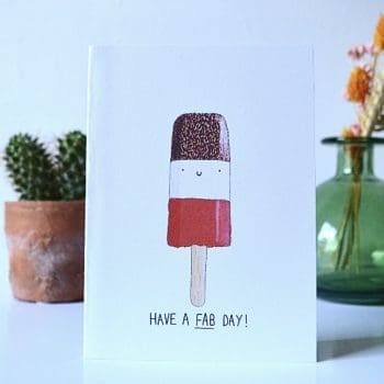 Birthday Card “Have a fab day”