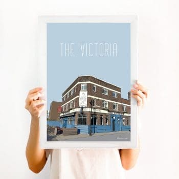 The Victoria Pub, East London - Art Print