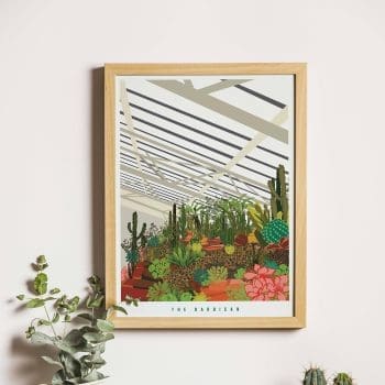The Barbican Conservatory Illustrated Art Print