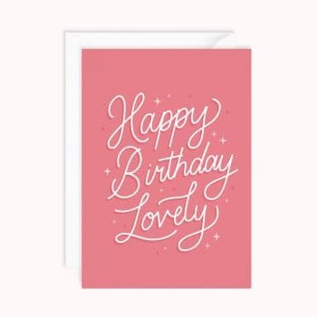 Happy Birthday Lovely Card | Greeting Card