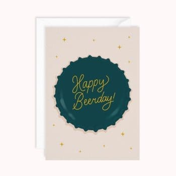 Happy Beerday Card | Birthday Greeting Card