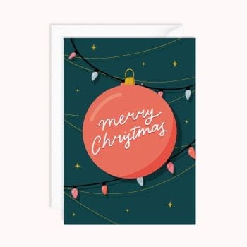 Merry Christmas Greeting Card | Festive Xmas Card