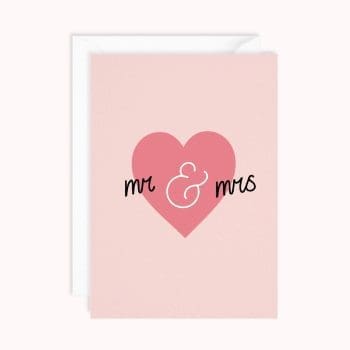 Mr and Mrs Card | Wedding Card