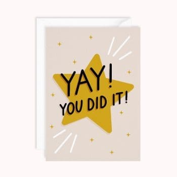 Yay You Did It! | New Job Card