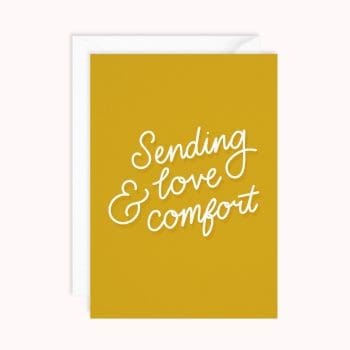 Love And Comfort | Simple Sympathy Card