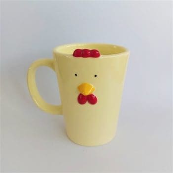 Ceramic Chicken Face Mug