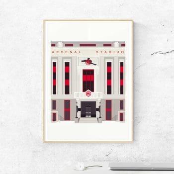 Arsenal FC- The Old Arsenal Stadium by Eye for London Prints