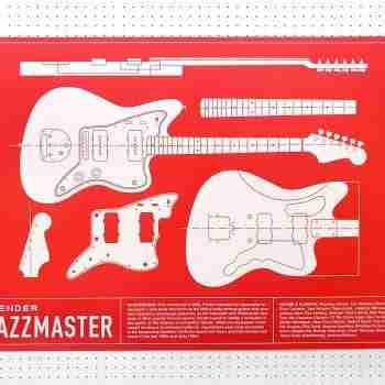 Fender Jazzmaster Guitar Print