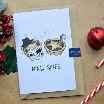 Christmas Card - Mince Spies
