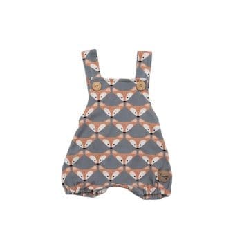 Baby and Toddler Fox Short Dungarees