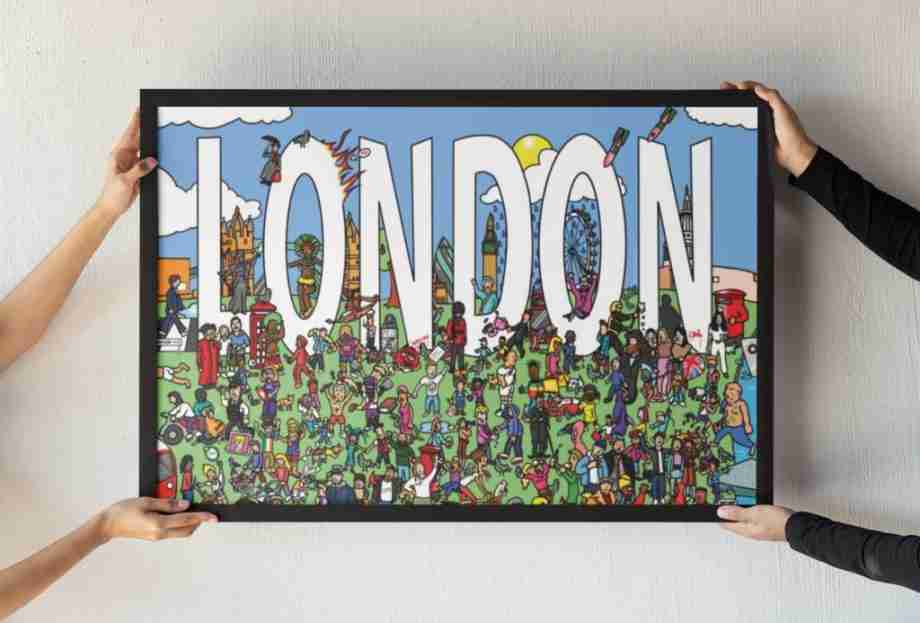 London Artwork - Personalised Illustration